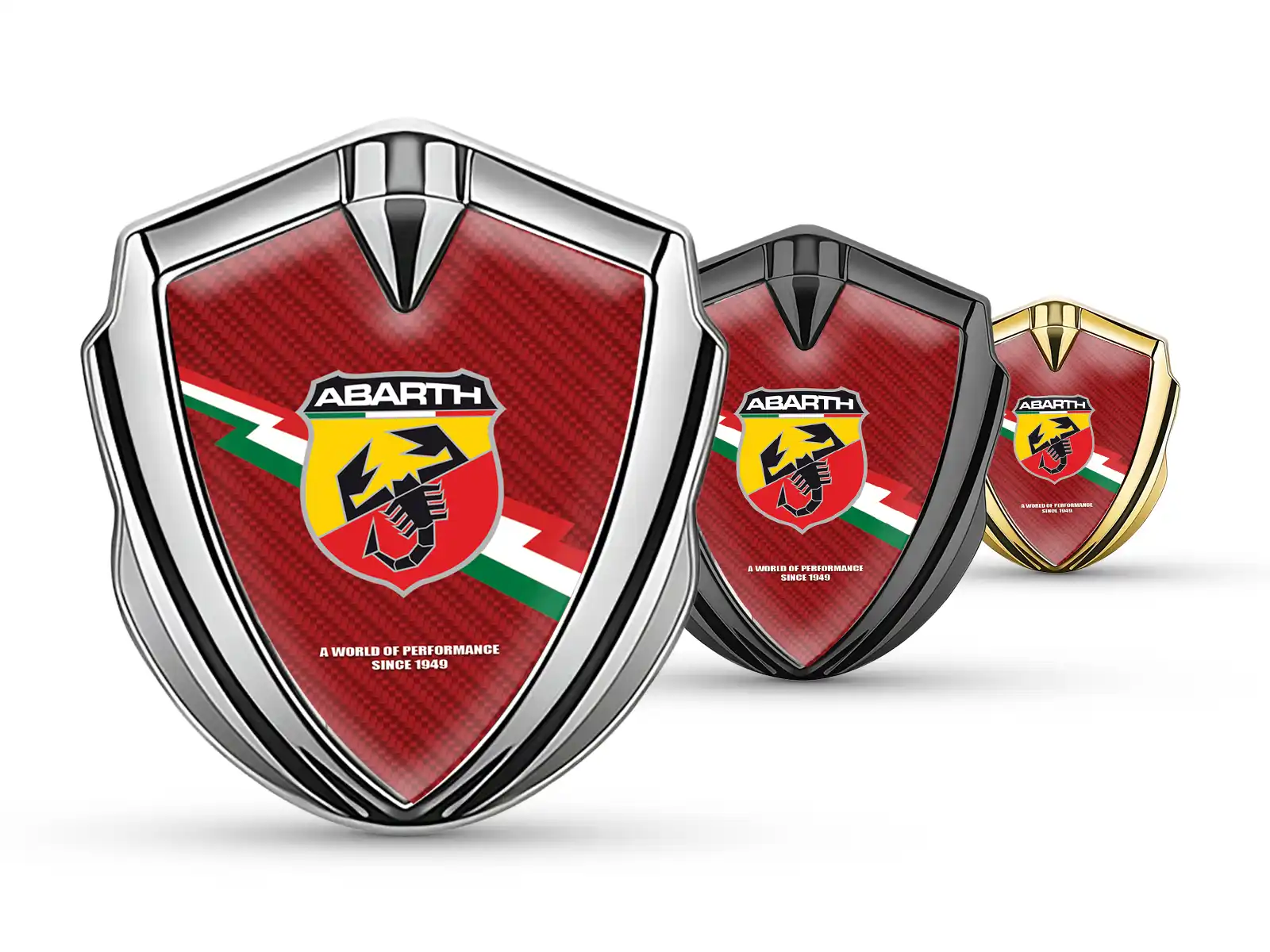 Fiat Abarth Emblem Fender Abzeichen Pro Design Solide
